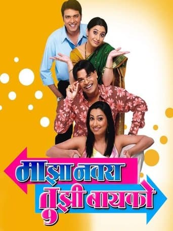 Movie poster for Majha Navra Tujhi Baiko