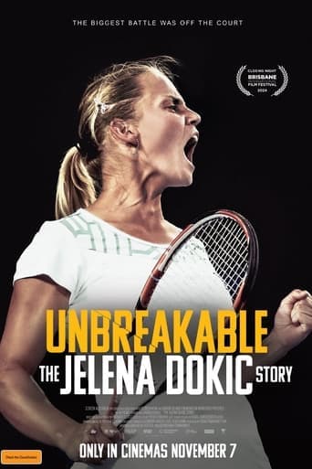 Movie poster for Unbreakable: The Jelena Dokic Story