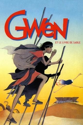 Movie poster for Gwen and the Book of Sand