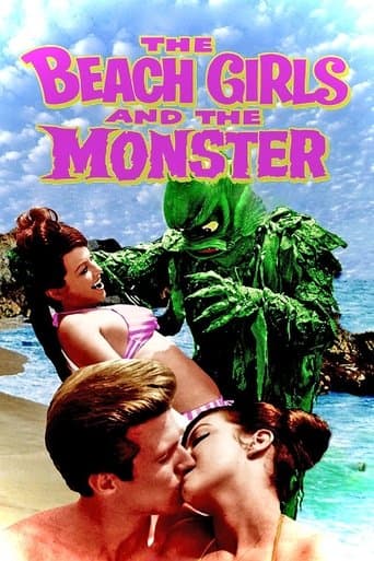 Movie poster for The Beach Girls and the Monster