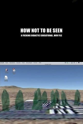 Movie poster for How Not to Be Seen: A Fucking Didactic Educational .MOV File