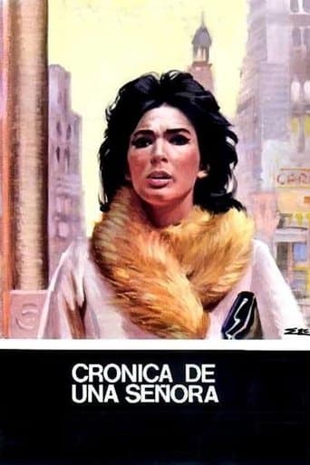 Movie poster for Crónica de una señora