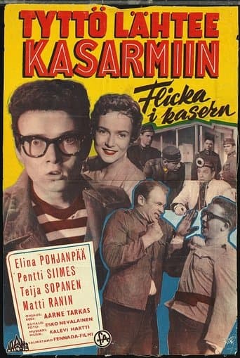 Movie poster for Tyttö lähtee kasarmiin