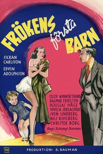 Movie poster for Frökens första barn