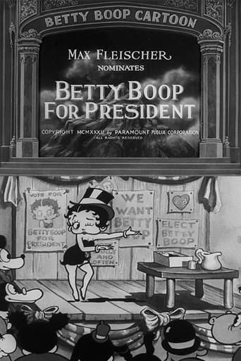 Movie poster for Betty Boop for President