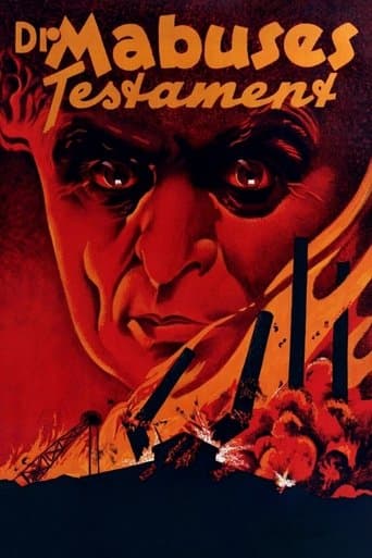 Movie poster for The Testament of Dr. Mabuse