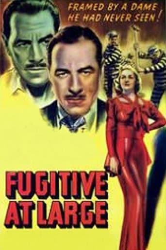 Movie poster for Fugitive at Large