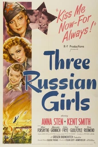 Movie poster for Three Russian Girls