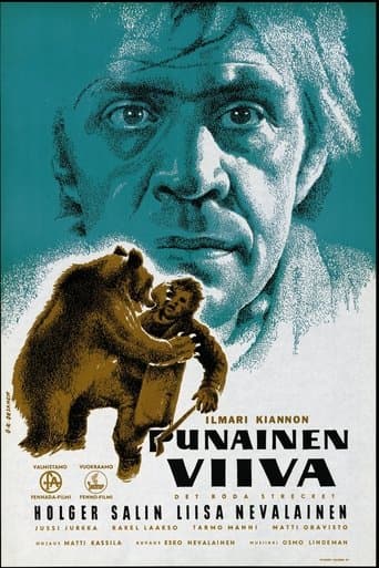 Movie poster for Punainen viiva