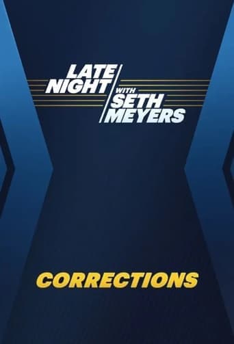Movie poster for Late Night with Seth Meyers: Corrections