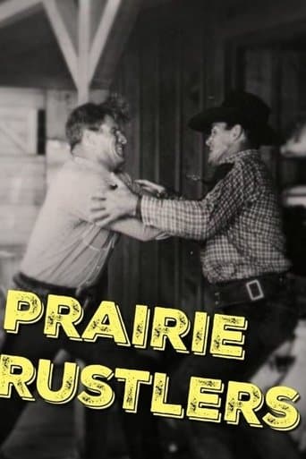 Movie poster for Prairie Rustlers