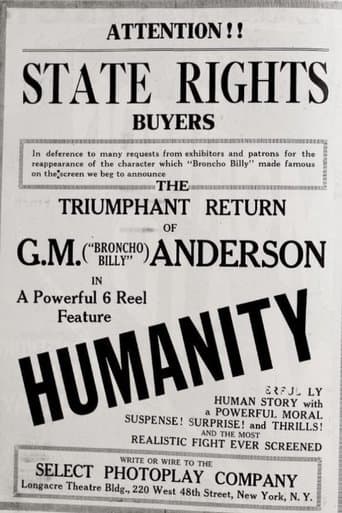 Movie poster for Humanity