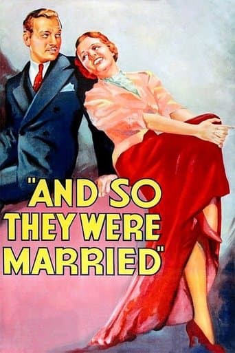Movie poster for And So They Were Married