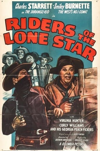 Movie poster for Riders of the Lone Star