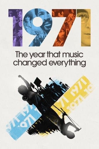 Movie poster for 1971: The Year That Music Changed Everything