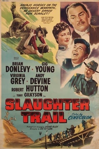 Movie poster for Slaughter Trail