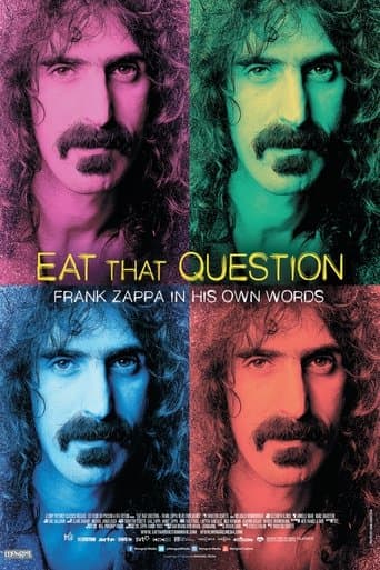 Movie poster for Eat That Question: Frank Zappa in His Own Words