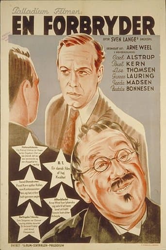 Movie poster for En Forbryder