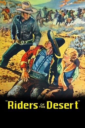 Movie poster for Riders of the Desert