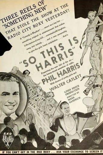 Movie poster for So This Is Harris!
