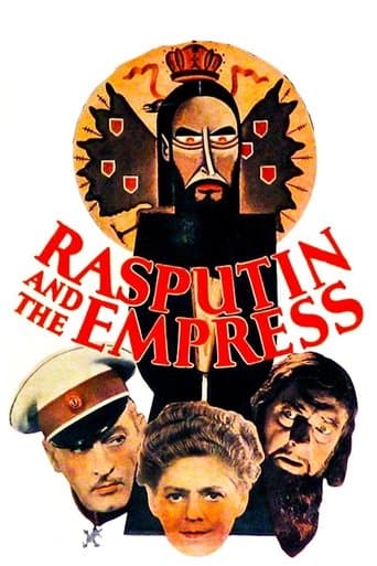 Movie poster for Rasputin and the Empress