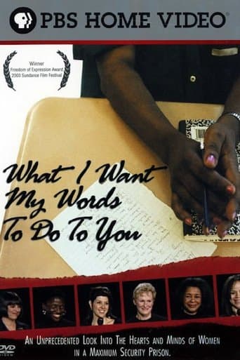 Movie poster for What I Want My Words to Do to You