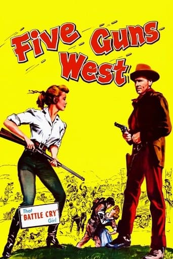Movie poster for Five Guns West