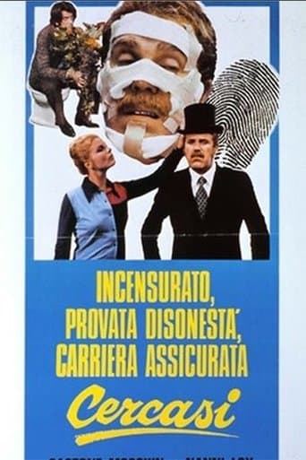 Movie poster for Incensurato, provata disonestà, carriera assicurata cercasi