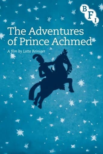 Movie poster for The Adventures of Prince Achmed