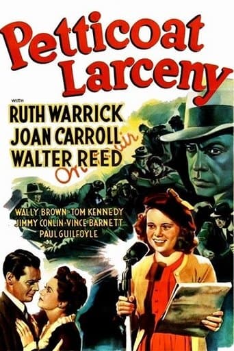 Movie poster for Petticoat Larceny