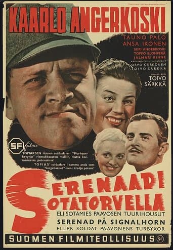 Movie poster for Serenaadi sotatorvella eli sotamies Paavosen tuurihousut