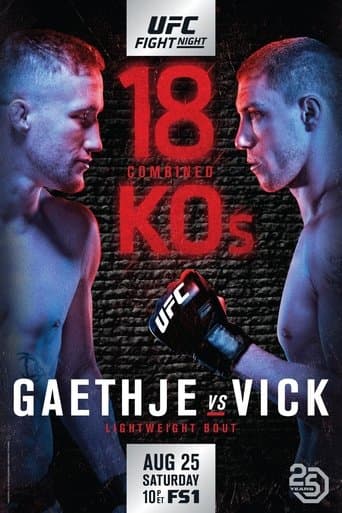 Movie poster for UFC Fight Night 135: Gaethje vs. Vick