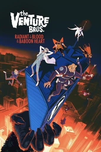 Movie poster for The Venture Bros.: Radiant Is the Blood of the Baboon Heart