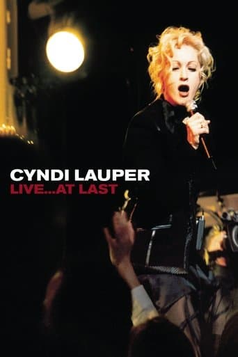 Movie poster for Cyndi Lauper - Live... At Last