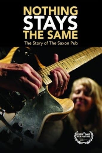 Movie poster for Nothing Stays The Same: The Story of The Saxon Pub
