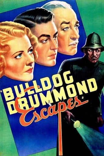 Movie poster for Bulldog Drummond Escapes