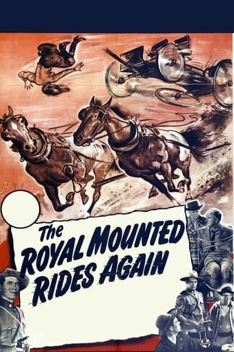 Movie poster for The Royal Mounted Rides Again