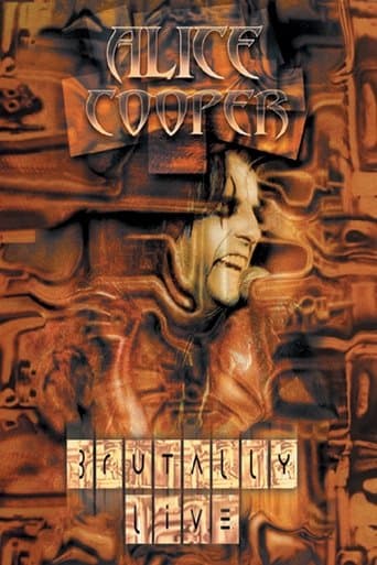 Movie poster for Alice Cooper: Brutally Live
