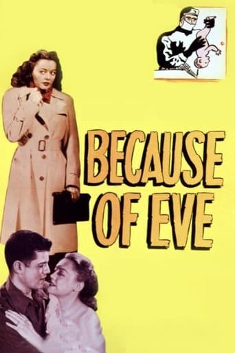 Movie poster for Because of Eve