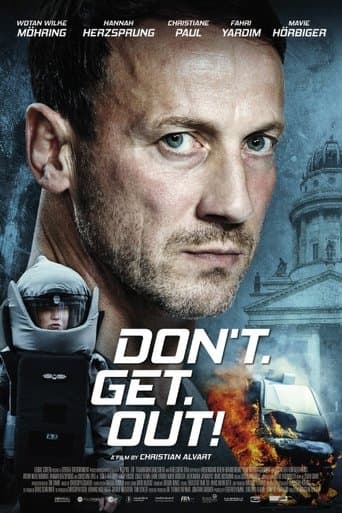 Movie poster for Don't. Get. Out!