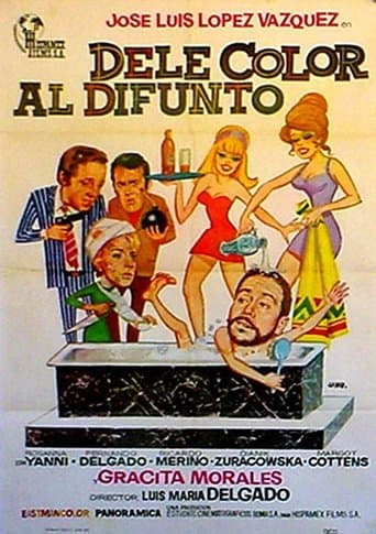 Movie poster for Dele color al difunto