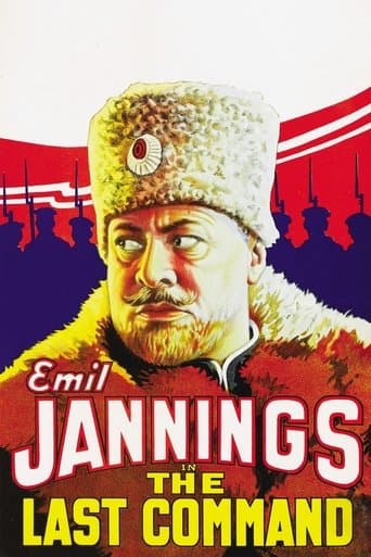Movie poster for The Last Command
