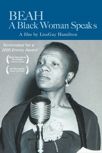 Movie poster for Beah: A Black Woman Speaks