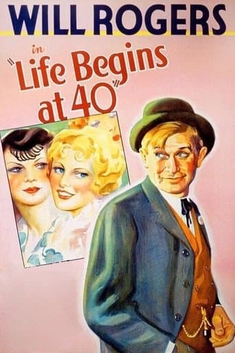 Movie poster for Life Begins at Forty