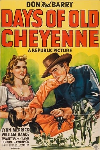 Movie poster for Days of Old Cheyenne