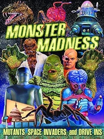 Movie poster for Monster Madness: Mutants, Space Invaders, and Drive-Ins