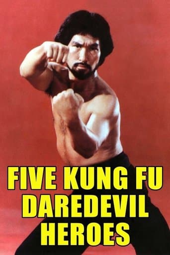 Movie poster for Five Kung Fu Daredevil Heroes