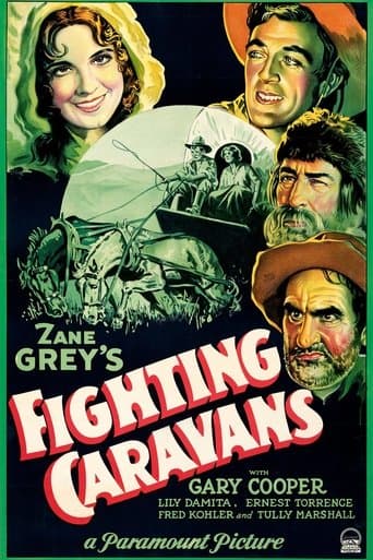 Movie poster for Fighting Caravans