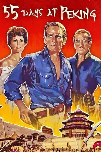 Movie poster for 55 Days at Peking