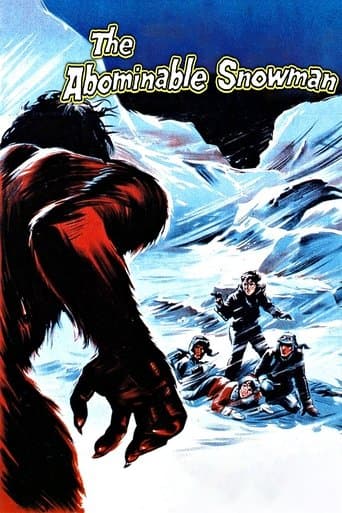 Movie poster for The Abominable Snowman